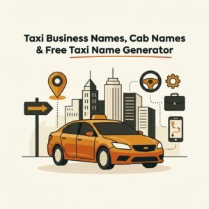Taxi Business Names, Cab Names & Free Taxi Name Generator