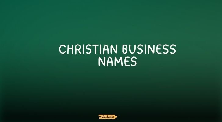christian business names