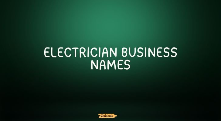 electrician business names