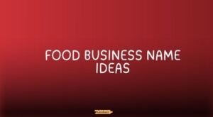 food business name ideas