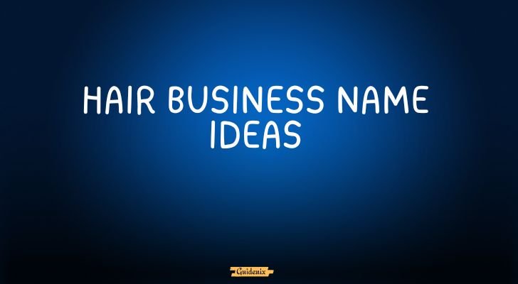 hair business name ideas