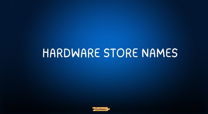 hardware store names