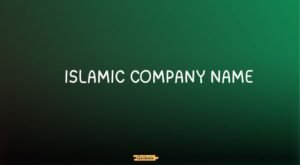 islamic company name