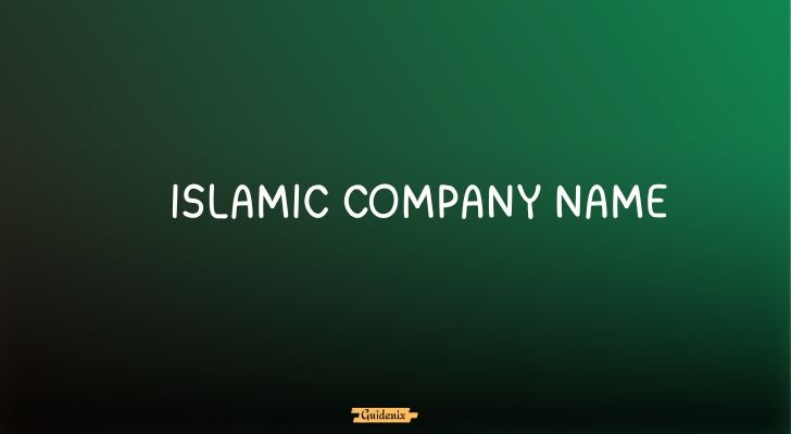islamic company name