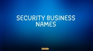 security business names