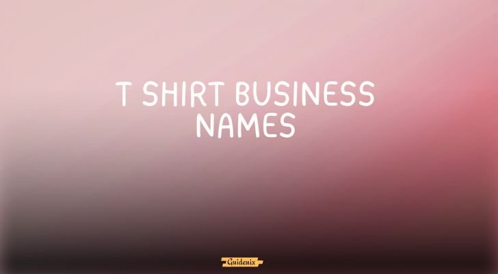 t shirt business names