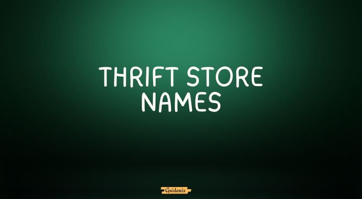 thrift store names