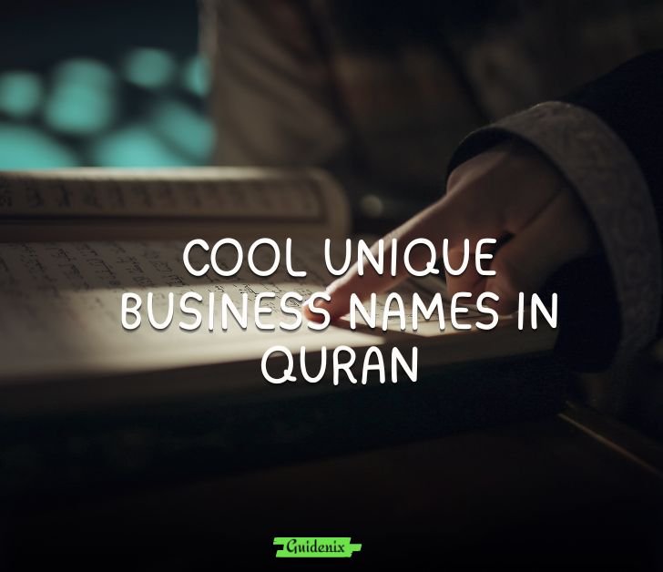Cool Unique Business Names in Quran