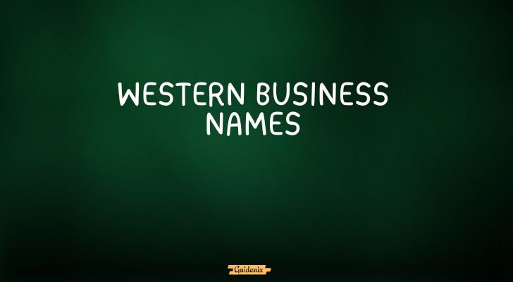 western business names