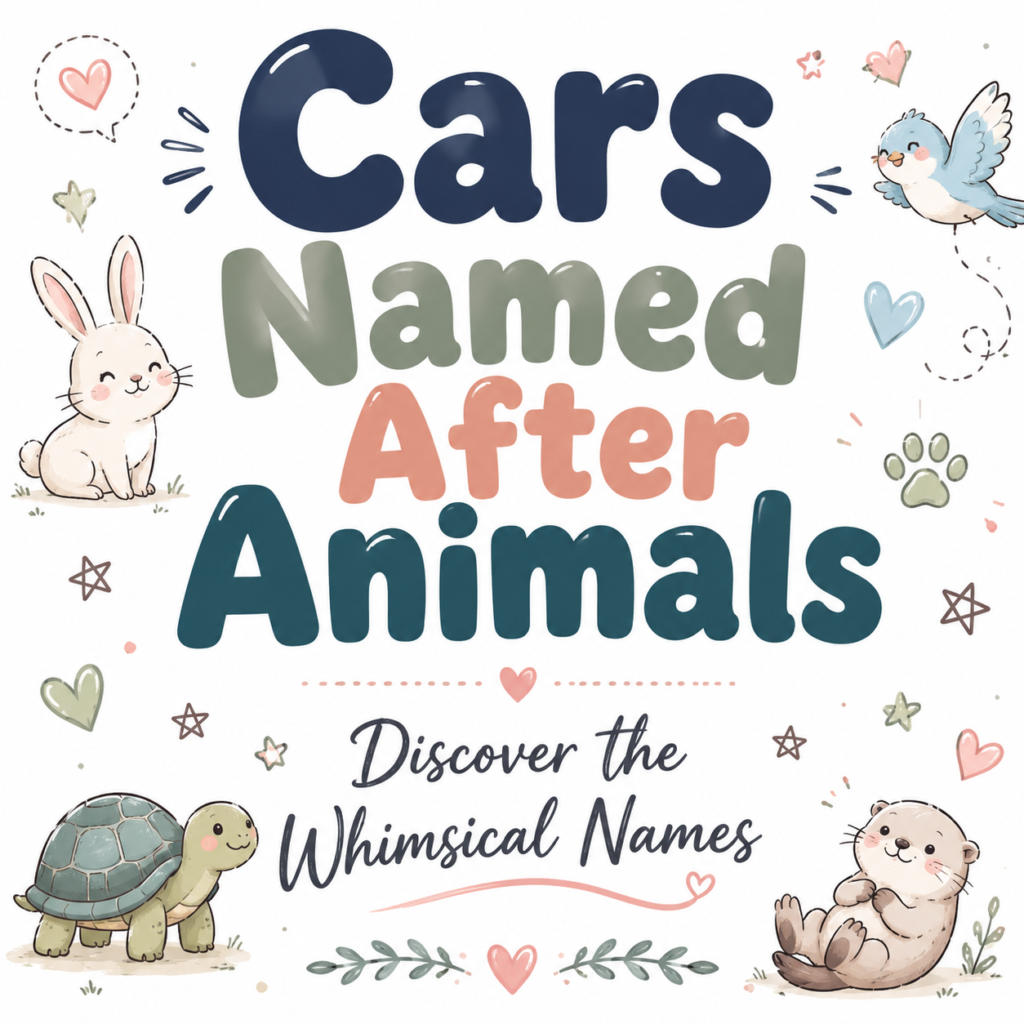 15 Cool Cars Named After Animals You Will Love