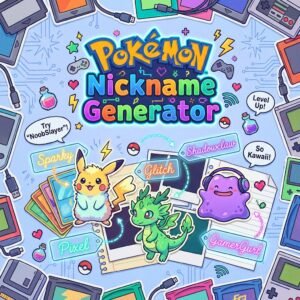 pokemon nickname generator