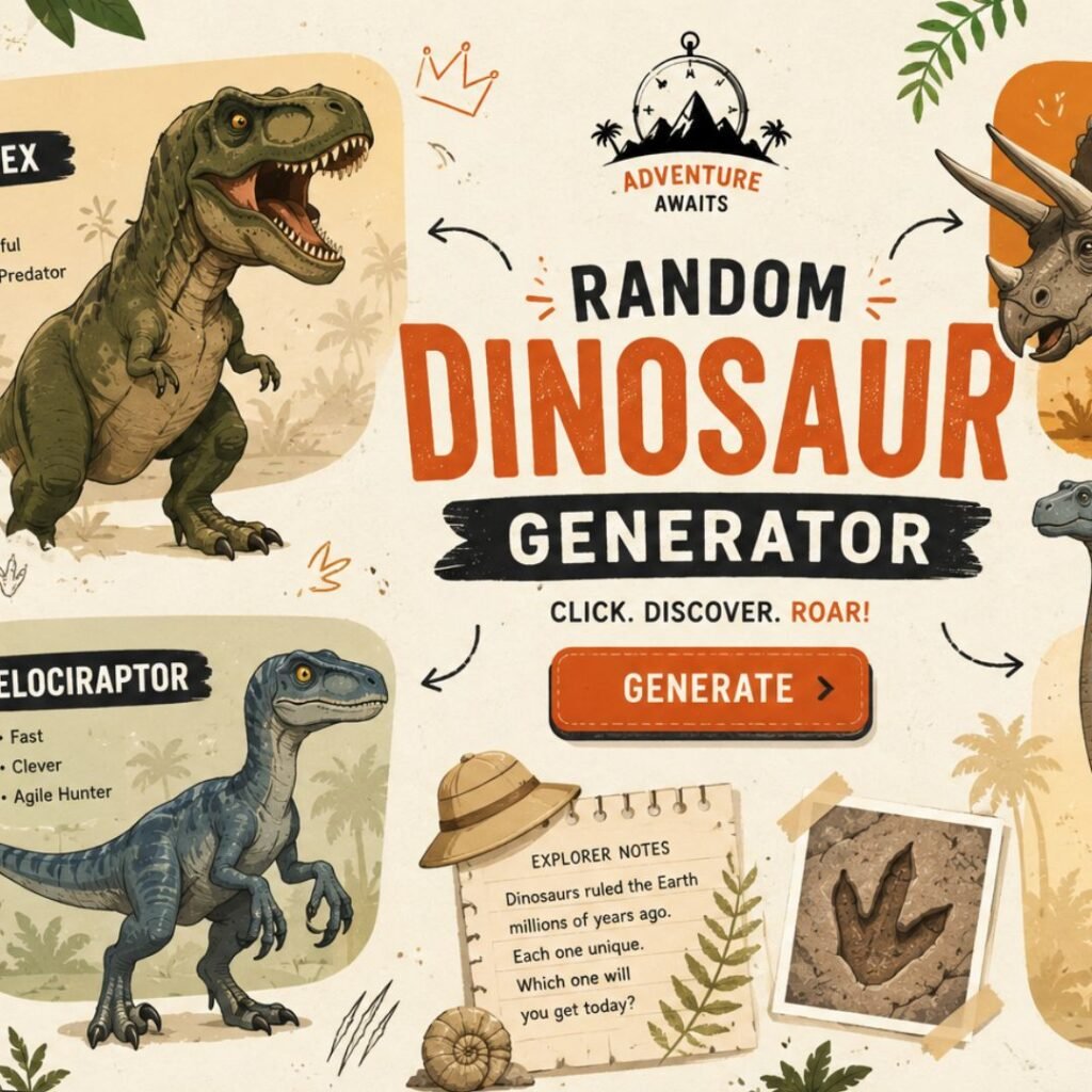 random dinosaur generator